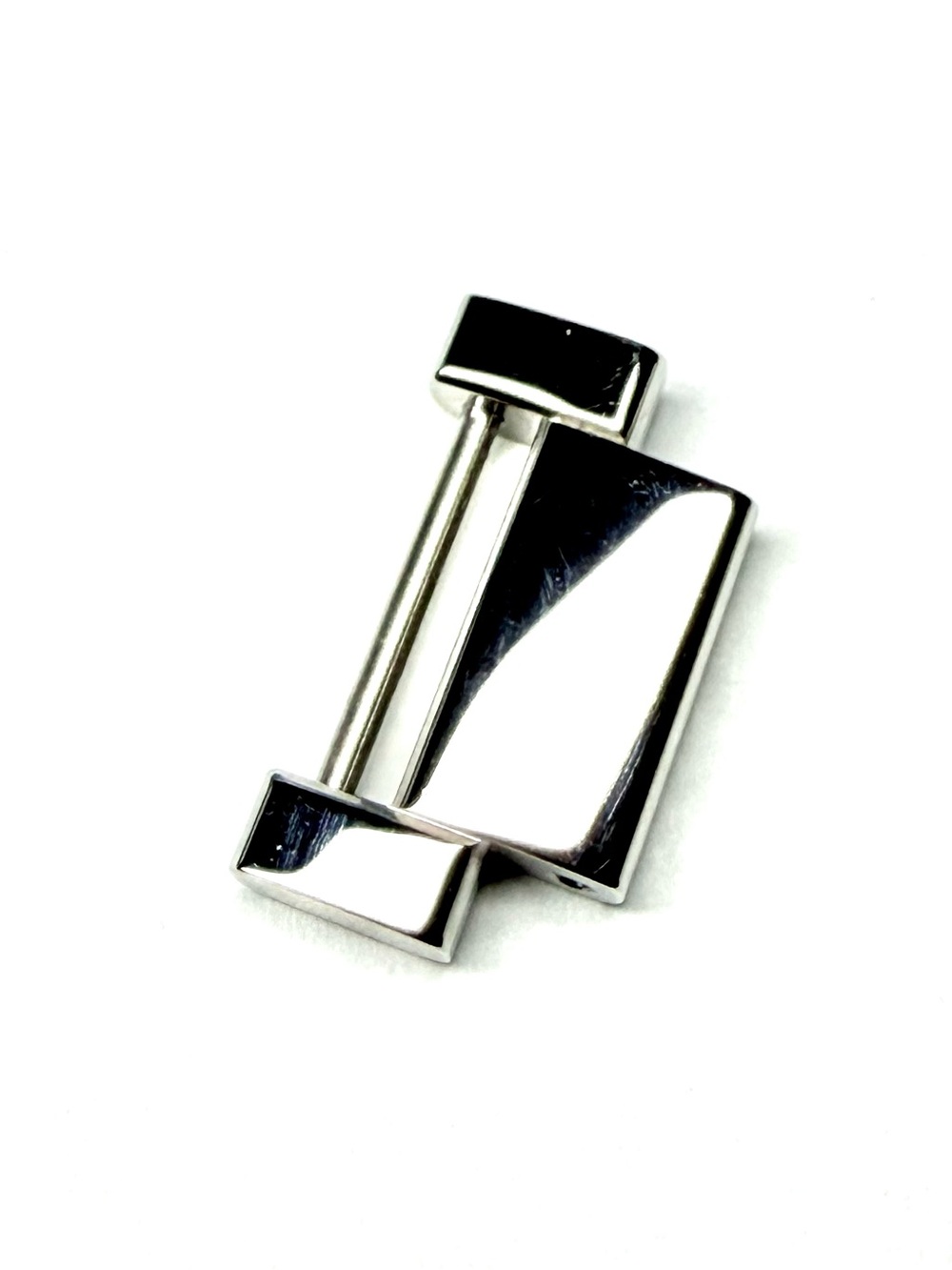 CARTIER TANK FRANCAISE 16mm wide 18K White Gold Watch Complete Watch Link 2.25g